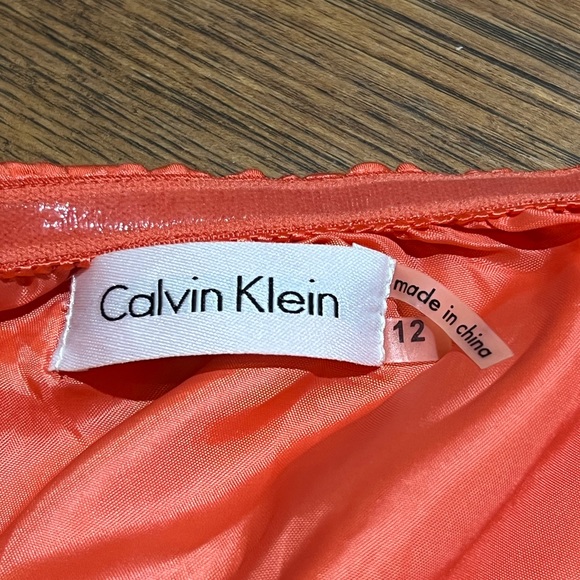 Calvin Klein Halter Dress with belt Size 12 - Picture 8 of 9